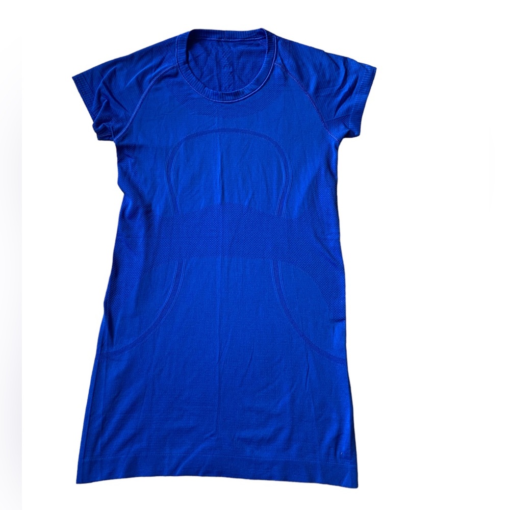 LULULEMON Blue Swift Stride Top